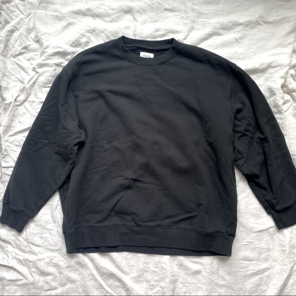 MATE the Label Organic fleece oversized sweatshirt